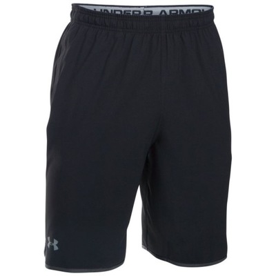 SPODENKI UNDER ARMOUR QUALIFIER WOVEN SHORT MEN BLACK XXL