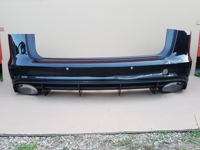 Бампер задня audi rs6 c7 4g9 lift карбон 15- фото №1