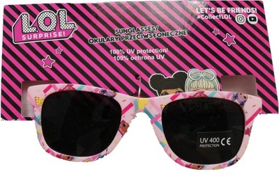 Okulary przeciwsłoneczne LOL Surprise różowe 400