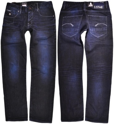 G-STAR spodnie JEANS ATTAC LOW STRAIGHT W36 L32