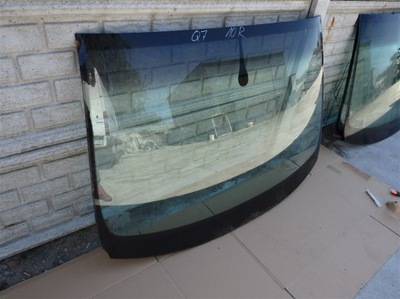 Стекло перед передняя лобовое audi q7 4l фото №1