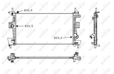 RADIATOR WATER 58487/NRF  