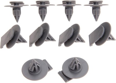 10x кліпса накладки крила mini cooper one r50 r53 07132757821 фото №1