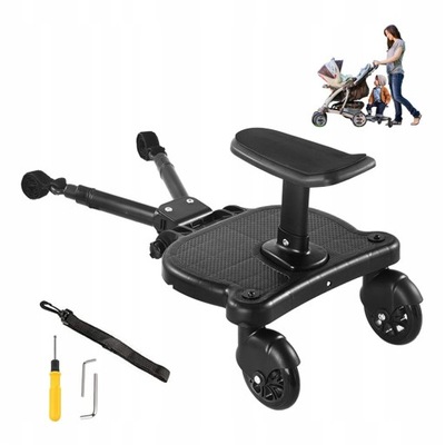 DOSTAWKA DO WÓZKA Z SIEDZENIEM PODEST STOJĄCY NOŚNOŚĆ 25 KG UNIWERSALNA