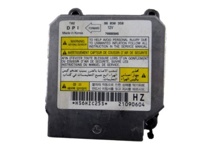 Модуль датчик подушка безпеки chevrolet kalos 96 830 358 фото №1