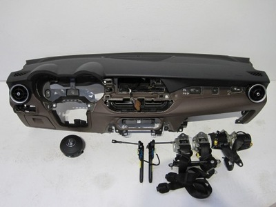 Консоль pulpit приборная панель alfa romeo stelvio коричневая фото №1