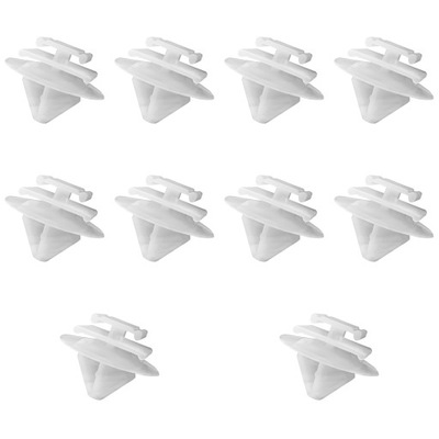 10x кліпса накладки двері крила peugeot 206 207 фото №1