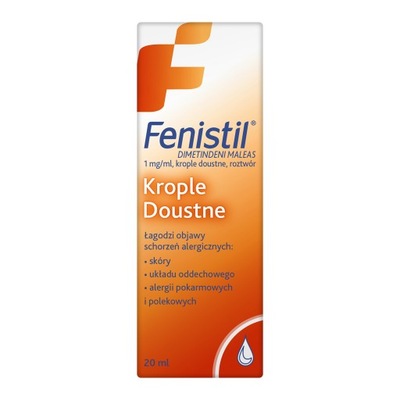 Fenistil Krople doustne alergia 20ml