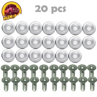 20pcs M6 JDM Car Modified Hex Fasteners Fende