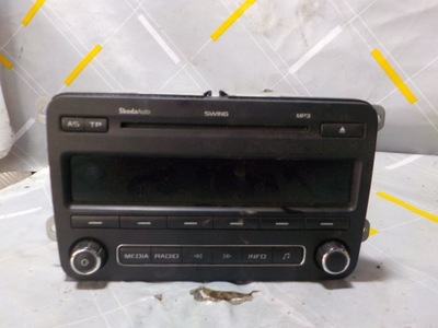 Skoda roomster 2012r. 1.4b радио заводской swing 5j0035161d фото №1