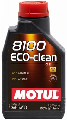 MOTUL 8100 ECO-CLEAN 5W30 C2 1L