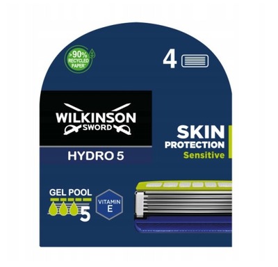 Wkłady 4 szt do WILKINSON Hydro 5 Skin Sensitive