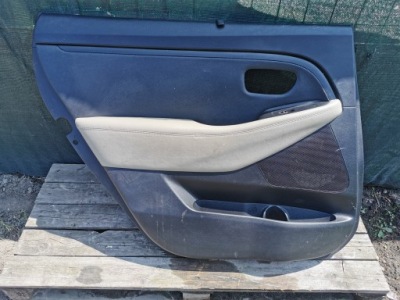 Kia carens iv обшивка оббивка двері лівий ліва задня шкіра beż фото №1