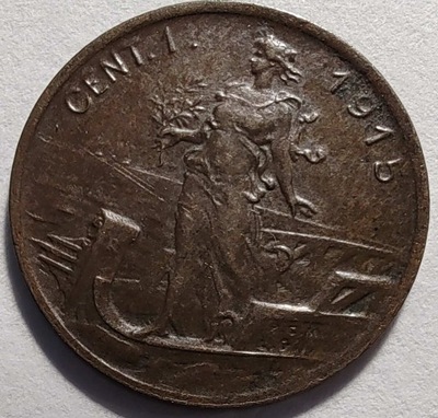 0588 - Włochy 1 centesimo, 1915