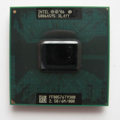 Intel Core 2 duo T9300 2,50 GHz 800Mhz FSB 6MB