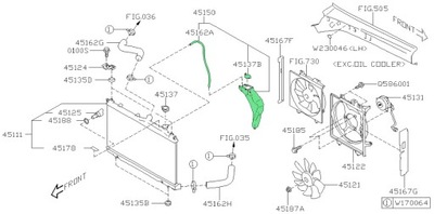 Бачок расширительный subaru forester v 2018- фото №1