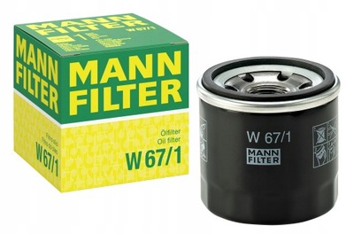 MANN-FILTER W 67/1 ФІЛЬТР МАСЛА MAZDA