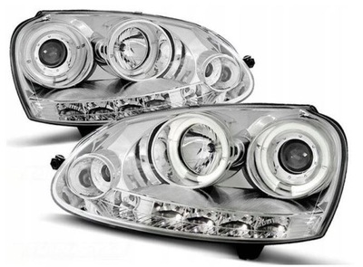 ФОНАРИ РЕФЛЕКТОРЫ VW GOLF V 5 03-09 RINGI CHROME