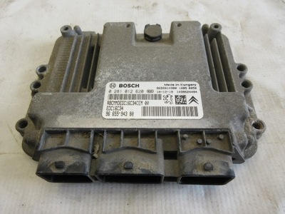 Блок управления бортовой компьютер двигателя peugeot citroen фото №1