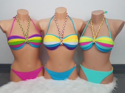 Strój kąpielowy dwuczęściowy bikini kostium 34 XS