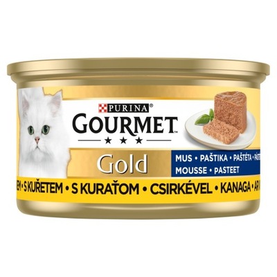 Purina GOURMET GOLD mus z drobiem 85g