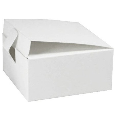 Pudełko na upominki kwadratowe białe 6,5x6,5x3,5cm