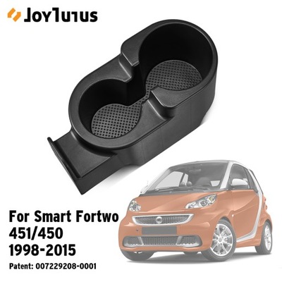 DOBLE SOPORTE AL VASOS PARA COCHE SMART FORTWO  