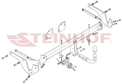 BARRA DE REMOLQUE GANCHO DE REMOLQUE RENAULT MEGANE IV 10/2016-  