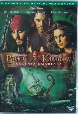 Film Piraci z Karaibów. SKRZYNIA UMARLAKA płyta DVD