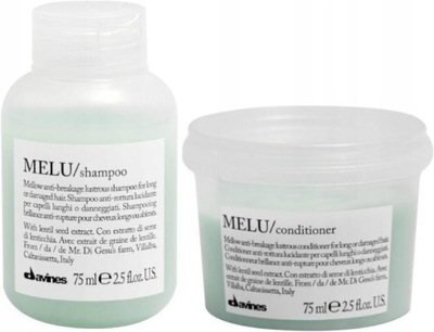 DAVINES MELU MINI ZESTAW SZAMPON ODŻYWKA