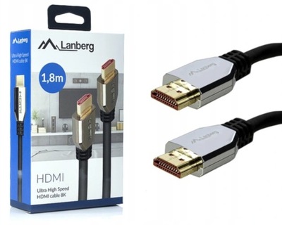 KABEL HDMI ULTRA SZYBKI 120Hz 48Gbps DO MONITORA