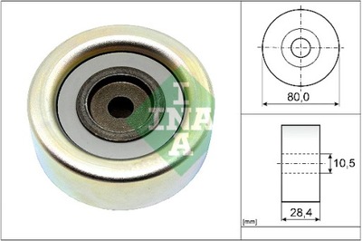 INA ROLLO PROPULSOR CORREA DE CUÑA MITSUBISHI L200 TRITON PAJERO  