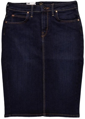 LEE spódniczka blue jeans PENCIL SKIRT_ W26