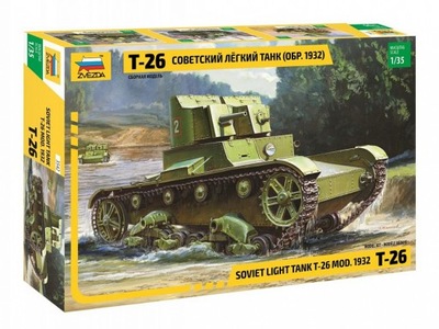 T-26 Mod. 1932 - Soviet Light Tank /1:35/ - ZVEZDA 3542