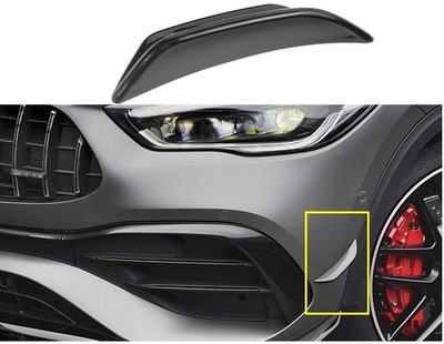 Mercedes h247 gla200 gla45s amg сплиттер спойлер фото №1