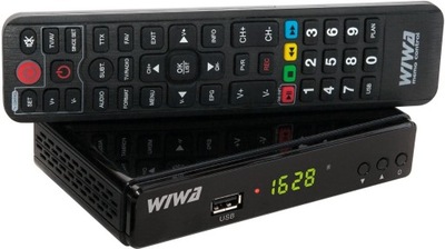Tuner DVB-T/T2 WIWA H.265 DEKODER NAZIEMNEJ USB TV DVB-T2 HEVC HDMI