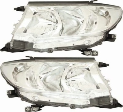 Фари лампи land cruiser prado 09- l+p фото №1