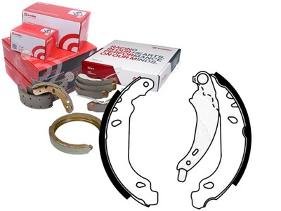 BREMBO BRAKE SHOES BRAKE SET REAR PEUGEOT 206, 206 - milautoparts-fr.ukrlive.com