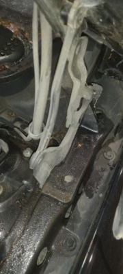 Петля капот mercedes b w245 чёрный a1698800328 фото №1