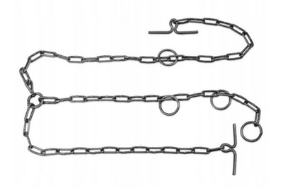 łańcuch żłobowy do obory do wiązania bydła fi 5 mm