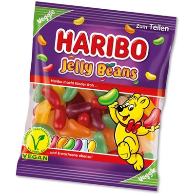 Haribo Jelly Beans veggie żelki owocowe 160g DE