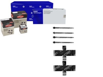 Delphi lx0107 набір аксесуари, гальмівні колодки гальмівні фото №1