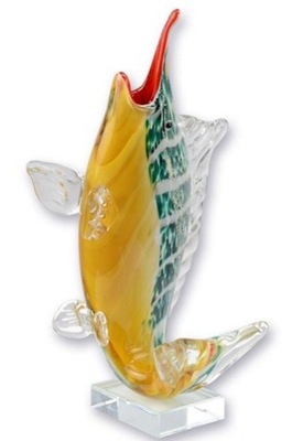 Ryba Żaglica Figura Szkło Rybka Fish Murano