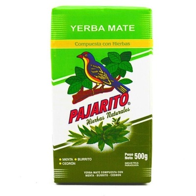 Yerba Mate Pajarito Compuesta con Hierbas 500g