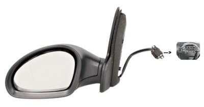 Дзеркало електричний з підігрівом ліва seat altea 2004-2009 фото №1