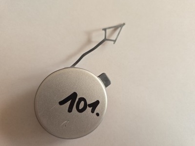 Vw caddy v 20- 2k7 заглушка бампера фаркоп перед фото №1