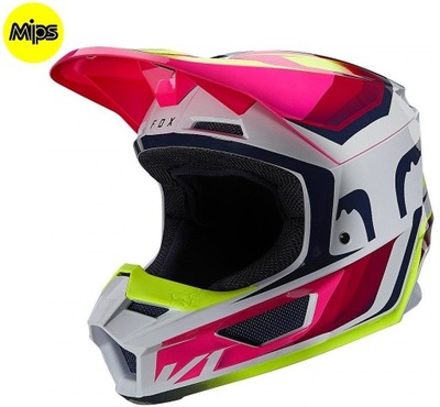 Kask Fox V1 Tro Mips - Fluo Yellow