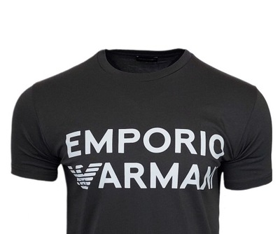 Emporio Armani t-shirt męski 100% Bawełna r. S