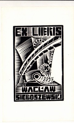 JANUSZ TŁOMAKOWSKI, EX LIBRIS WACŁAW SIEROSZEWSKI