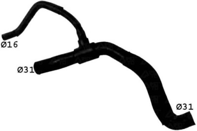 Sasic шланг радиатора renault espace jko laguna фото №1